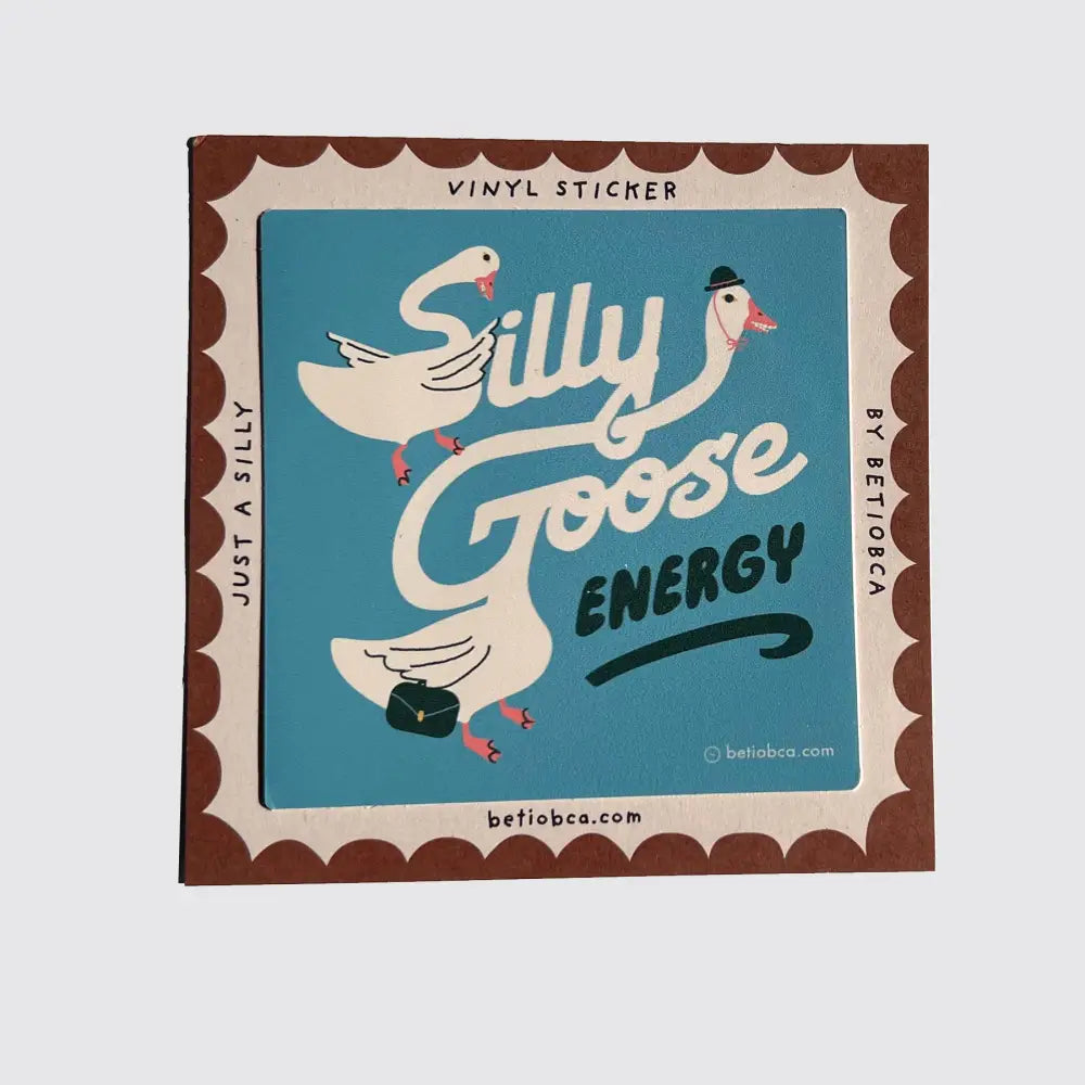 Betiobca - Vinyl Sticker – Silly Goose Energy