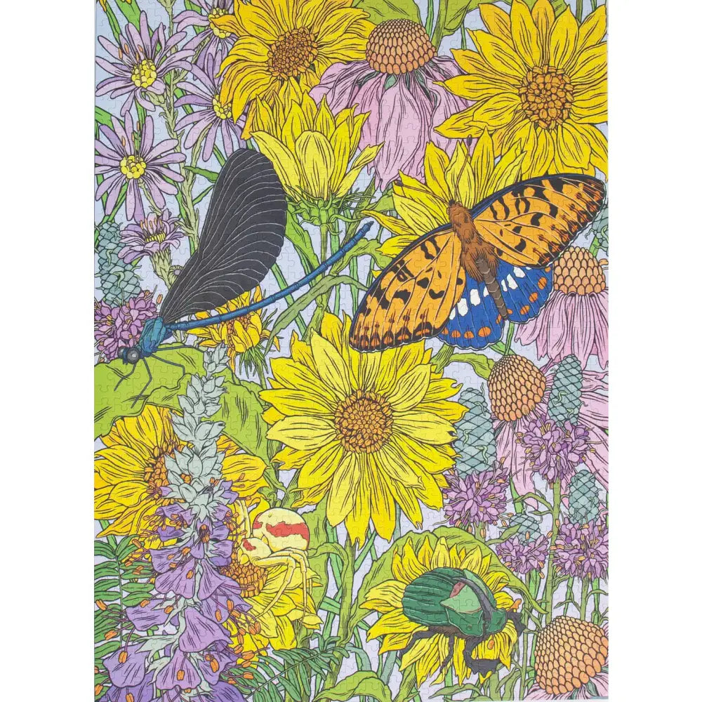 Cooper Malin Fields & Flowers 1000pc Puzzle - PABOOM