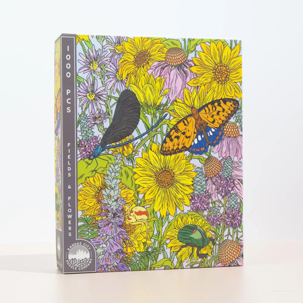 Cooper Malin Fields & Flowers 1000pc Puzzle - PABOOM