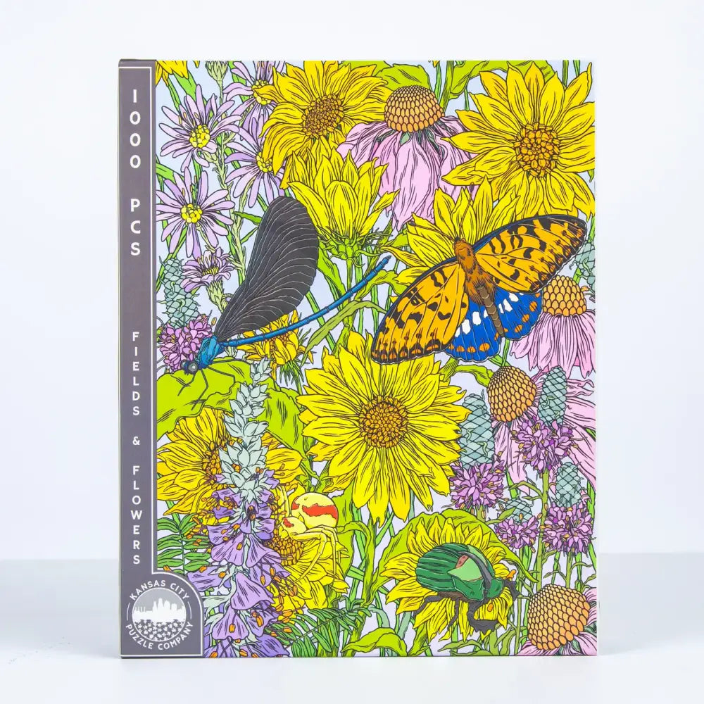 Cooper Malin Fields & Flowers 1000pc Puzzle - PABOOM