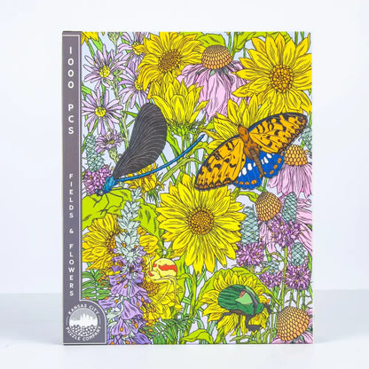 Cooper Malin Fields & Flowers 1000pc Puzzle - PABOOM