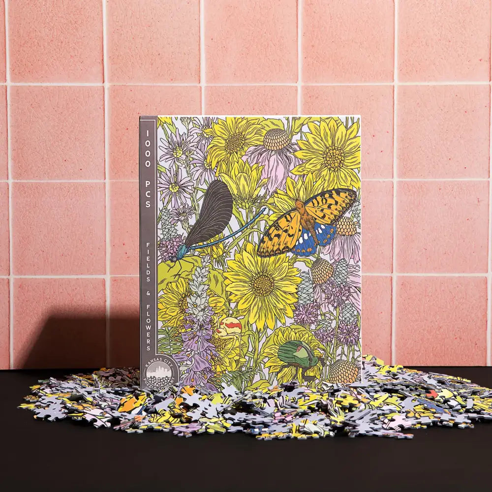 Cooper Malin Fields & Flowers 1000pc Puzzle - PABOOM