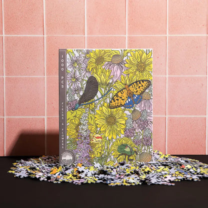 Cooper Malin Fields & Flowers 1000pc Puzzle - PABOOM