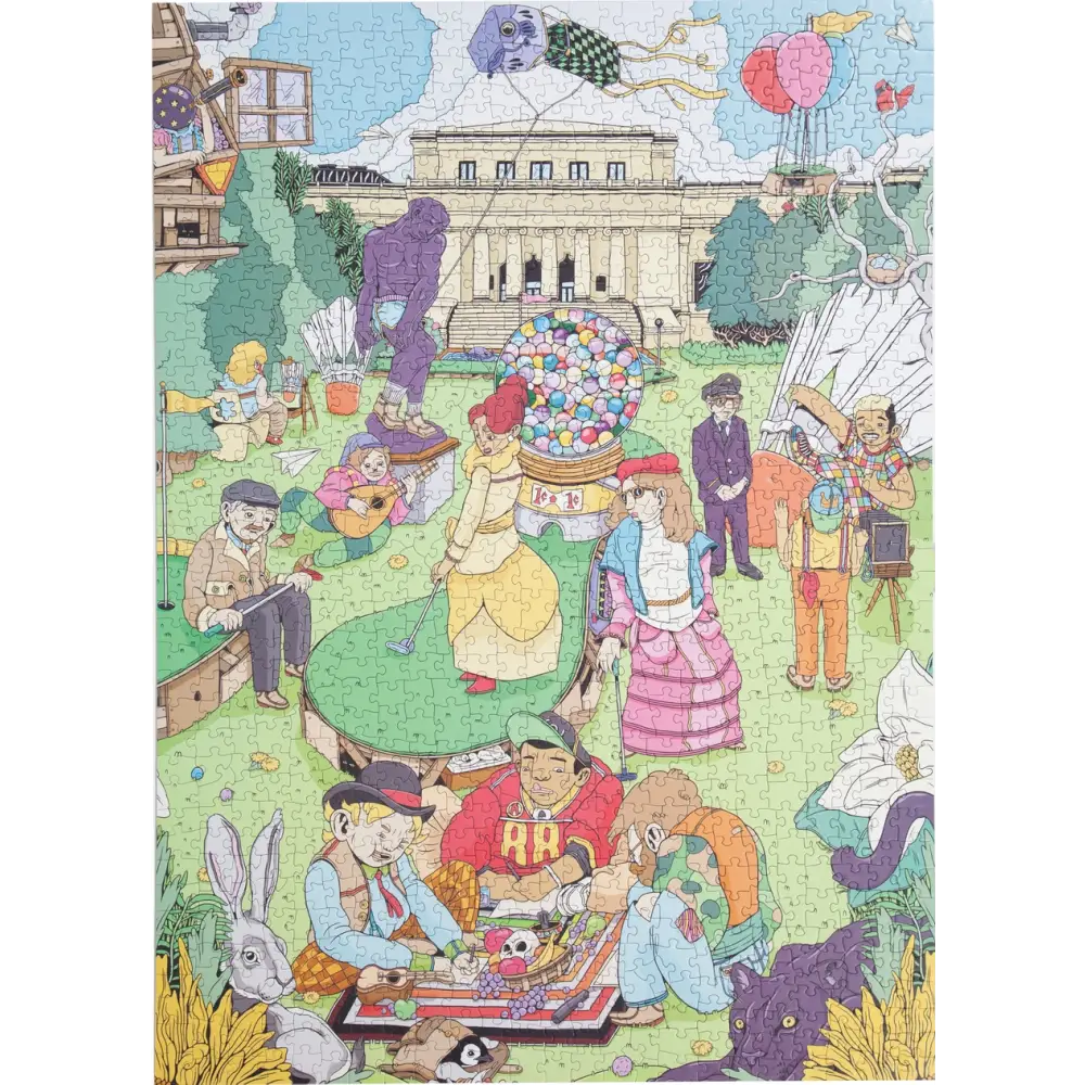 Copper Malin Lawn Art 1000pc Puzzle - PABOOM