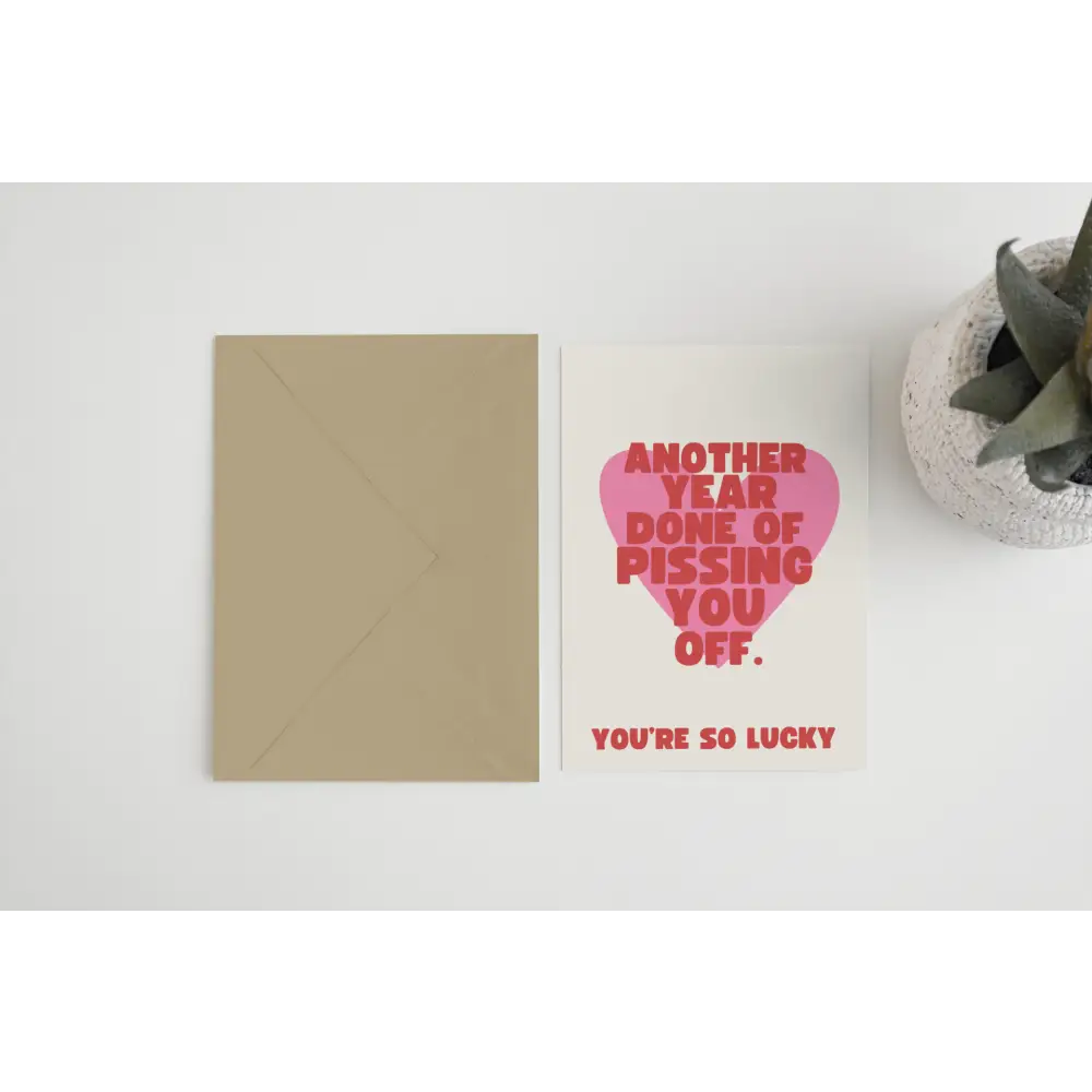 Another Year Card - PABOOM