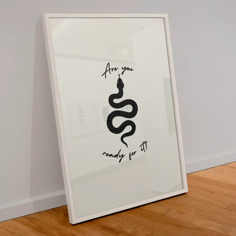 Are You Ready For It Print - PABOOM