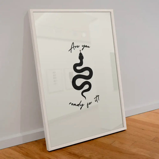 Are You Ready For It Print - PABOOM