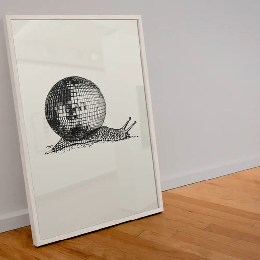 Disco Ball Snail Print - PABOOM