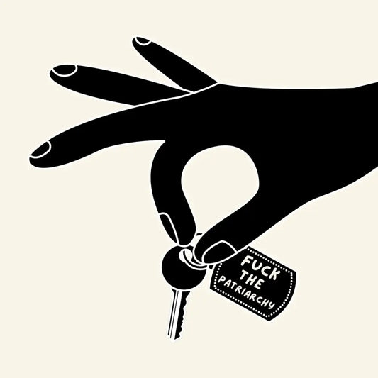 Blue Iris Designs Co - Fuck The Patriarchy Keychain Print