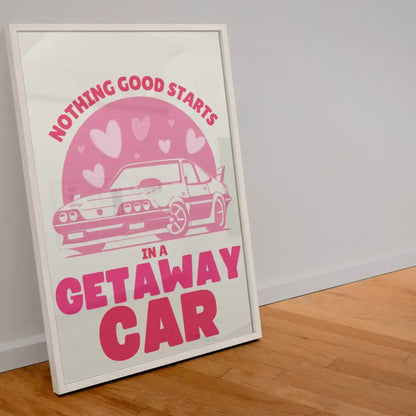 Getaway Car  Print - PABOOM