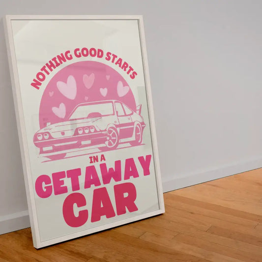 Getaway Car  Print - PABOOM