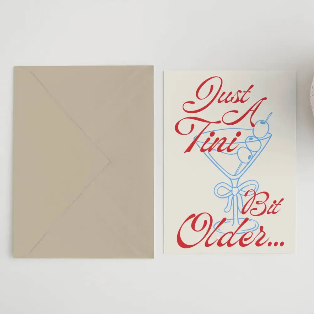 Just A Tini Bit Older Card - PABOOM