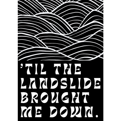 Landslide Fleetwood Mac Inspired Print - PABOOM