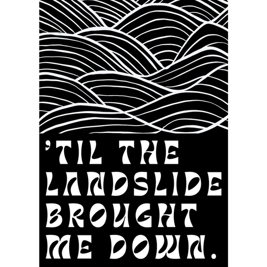 Landslide Fleetwood Mac Inspired Print - PABOOM