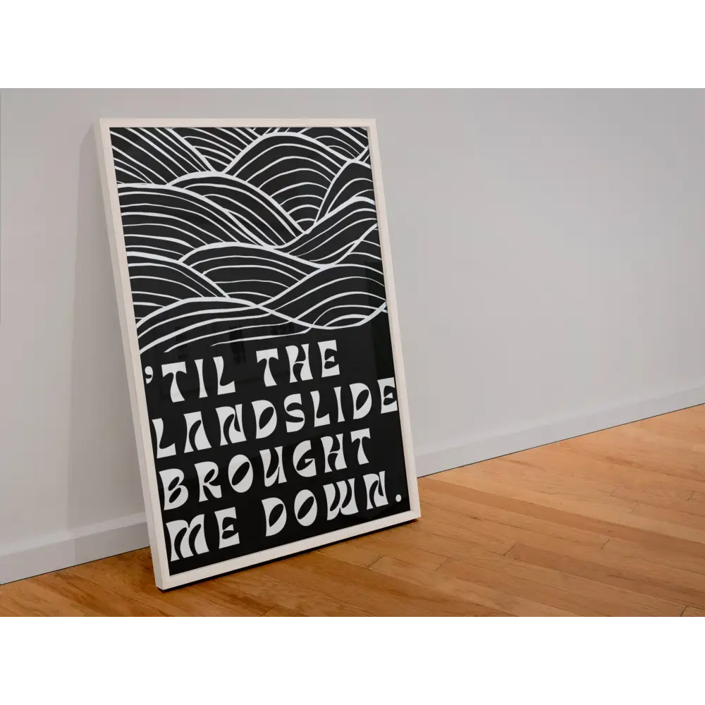 Landslide Fleetwood Mac Inspired Print - PABOOM