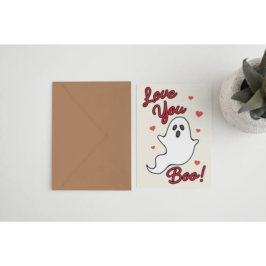 Love you Boo! Card - PABOOM