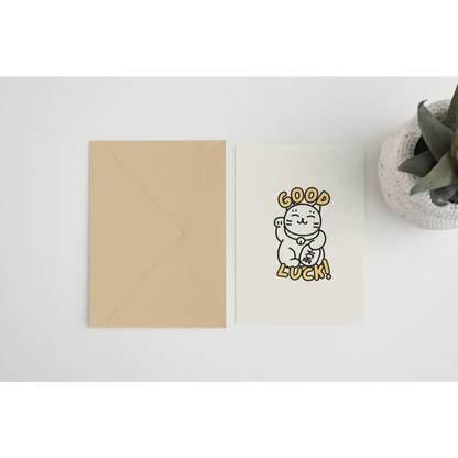Lucky Cat Card - PABOOM