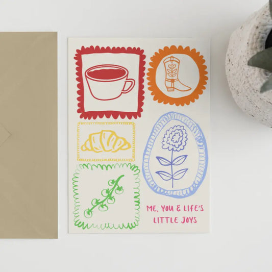 Me, You and Life’s Little Joys Card - PABOOM