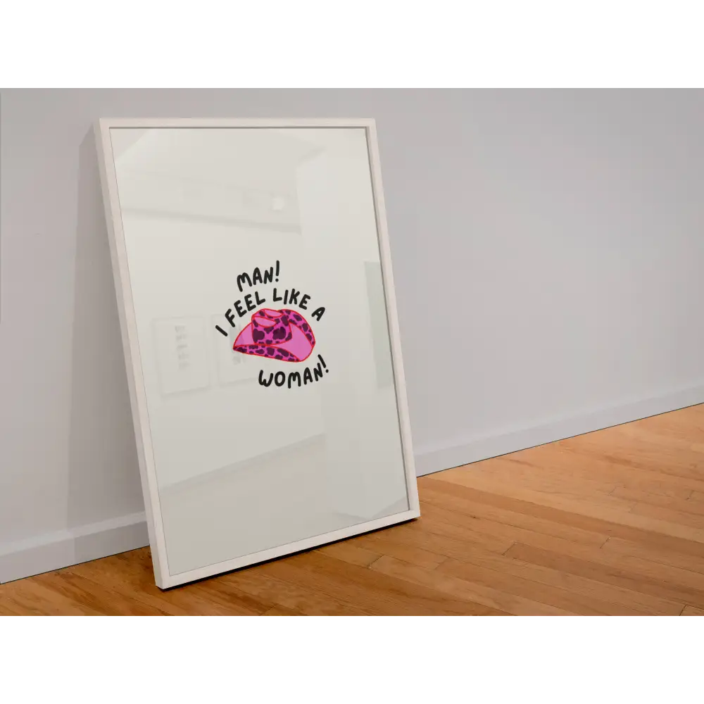 Shania Twain Man I Feel Like A Woman Print - PABOOM