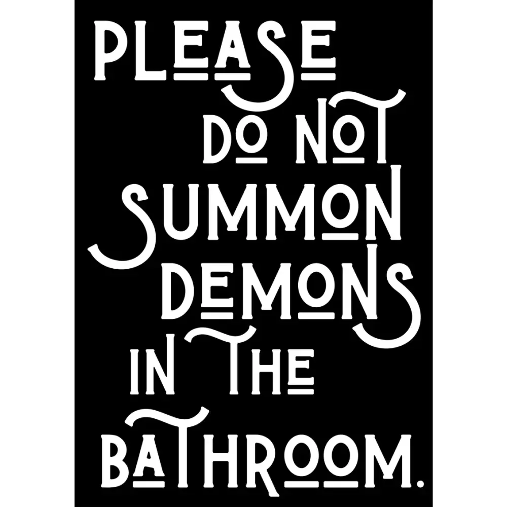 Summon Demons Print - PABOOM