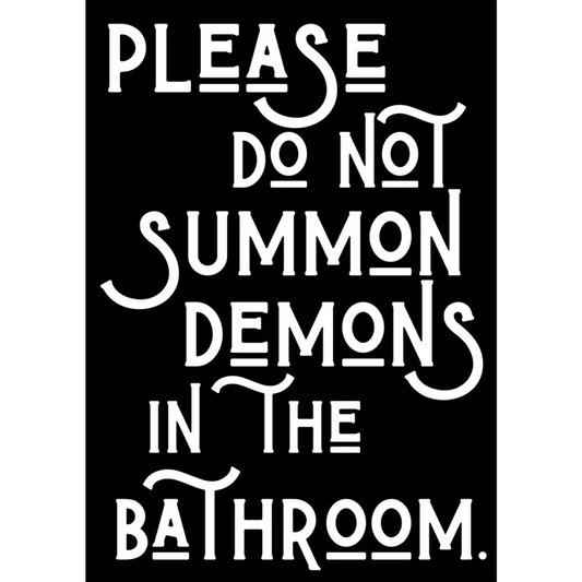 Summon Demons Print - PABOOM