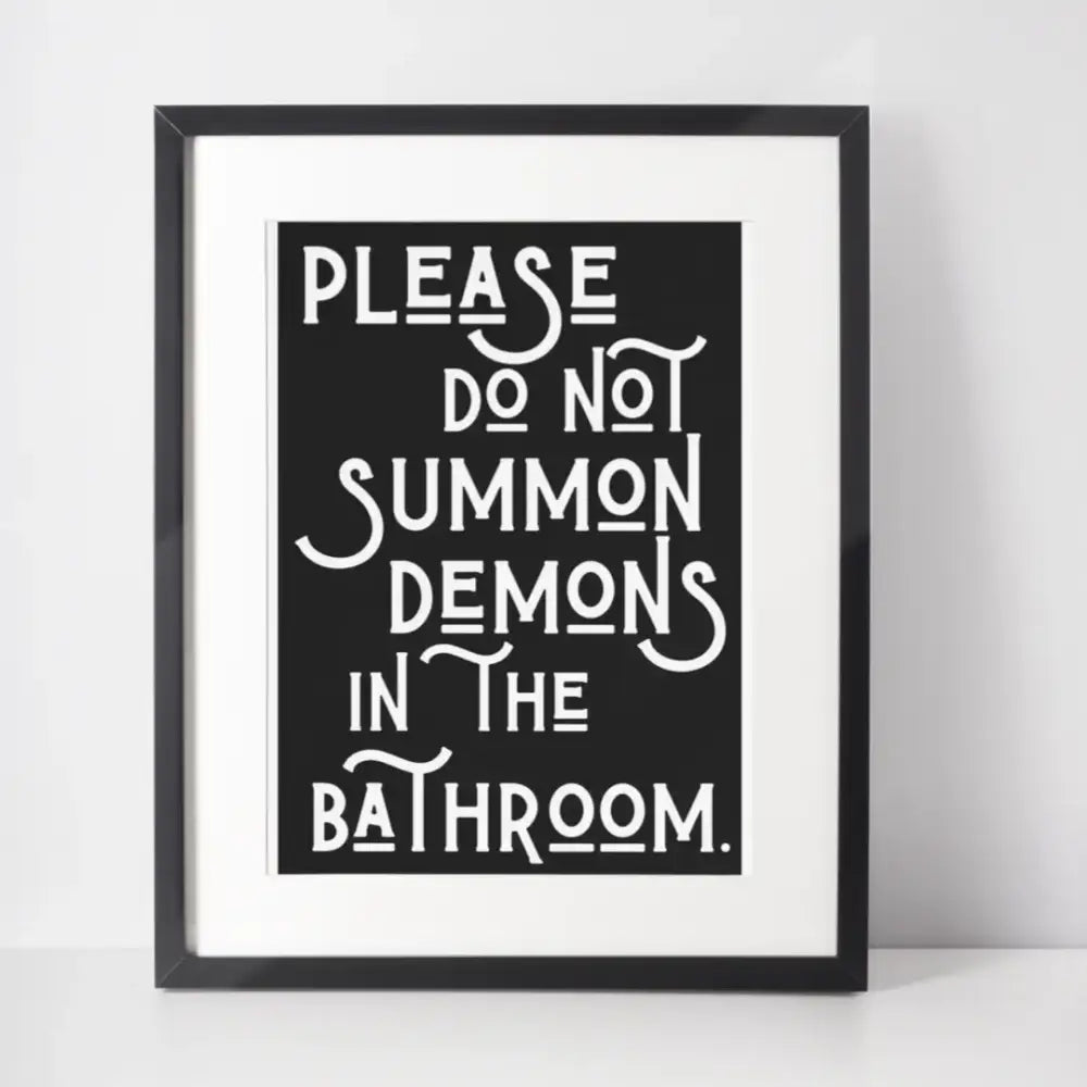 Summon Demons Print - PABOOM