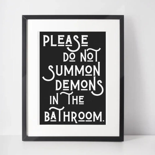 Summon Demons Print - PABOOM