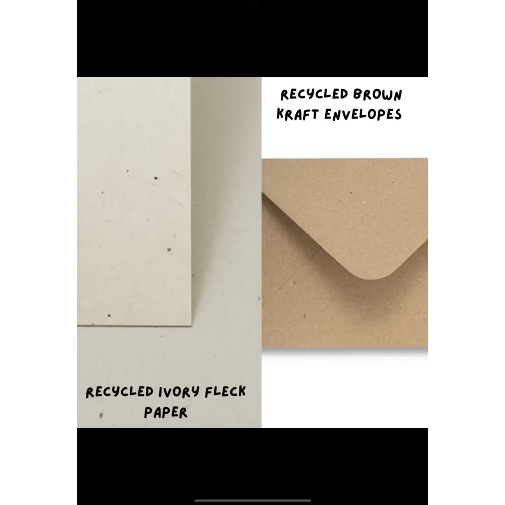 Blue Iris Designs Co - Thank fuck you exist A6/5x7 greeting card Cello Bag (Biodegradeable) / A6