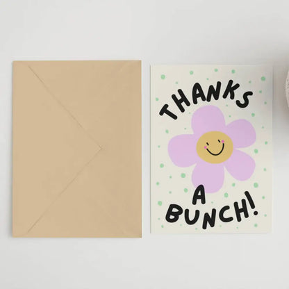 Thanks a Bunch Card - PABOOM