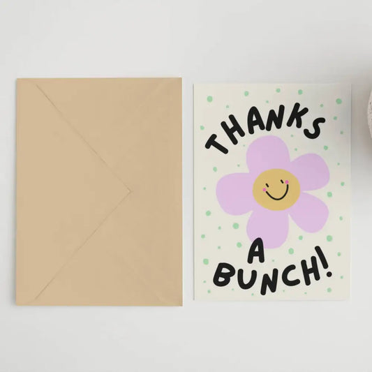 Thanks a Bunch Card - PABOOM
