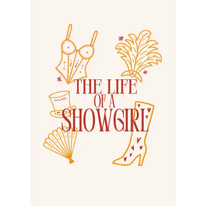 Blue Iris Designs Co - The Life of a Showgirl taylor swift inspired print A3