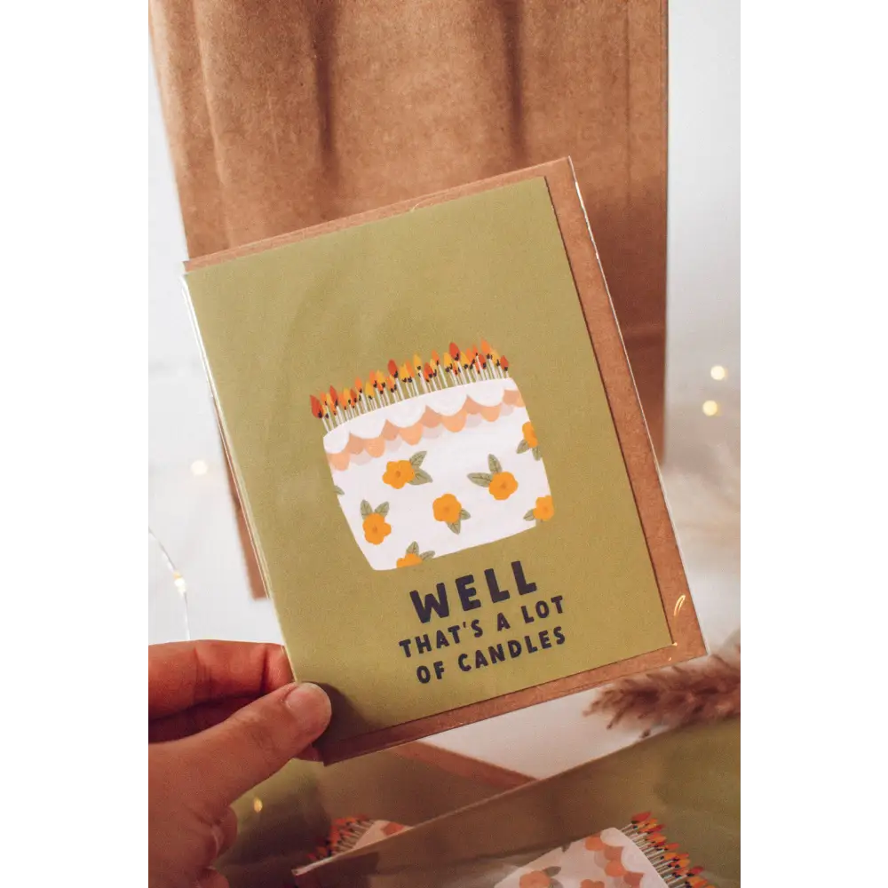 Brush + Bird Paper Co. - A Lot Of Candles Card