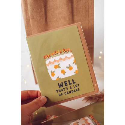 Brush + Bird Paper Co. - A Lot Of Candles Card