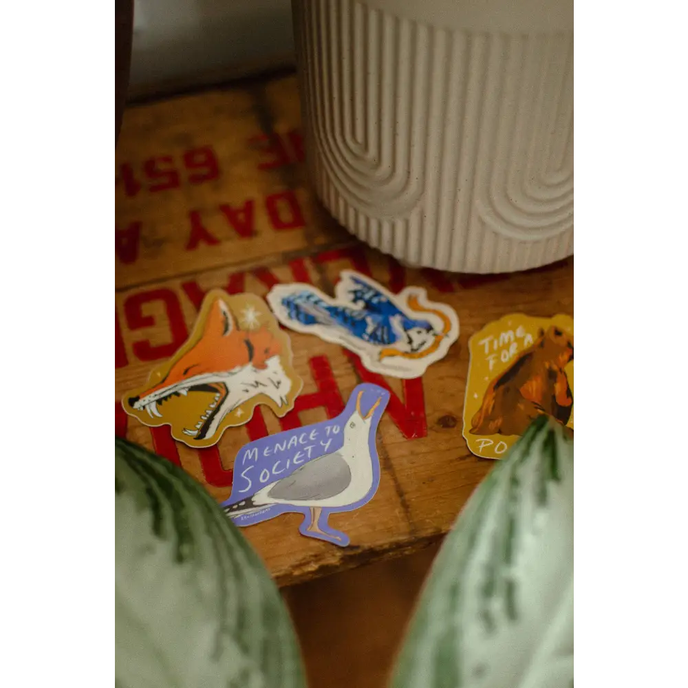 Brush + Bird Paper Co. - Funny Seagull Sticker | Lover Waterproof Vinyl