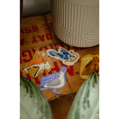 Brush + Bird Paper Co. - Funny Seagull Sticker | Lover Waterproof Vinyl