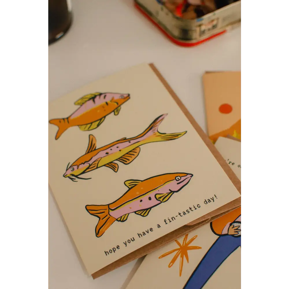 Brush + Bird Paper Co. - Hope You Have a Fin-tastic Day | Birthday Greeting Card