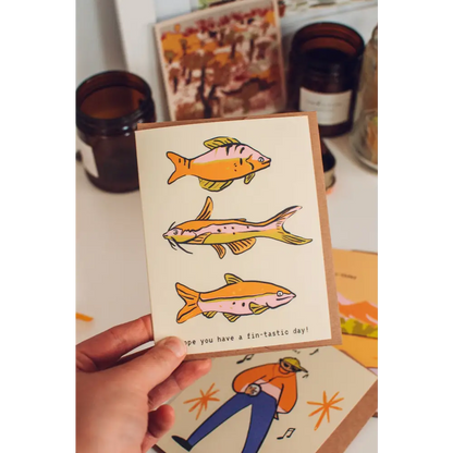Brush + Bird Paper Co. - Hope You Have a Fin-tastic Day | Birthday Greeting Card