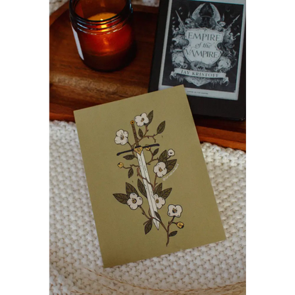 Brush + Bird Paper Co. - Sword of the Forest Mini Print | 5x7 Recycled Matte Finish Protective Cello Sleeve