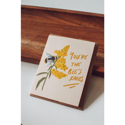 Brush + Bird Paper Co. - You’re the Bees Knees | Bumblebee Greeting Card