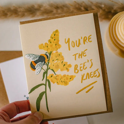 Brush + Bird Paper Co. - You’re the Bees Knees | Bumblebee Greeting Card