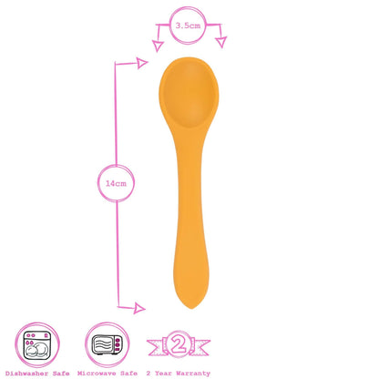 Baby Silicone Weaning Spoon - Tradewinds