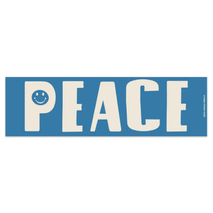 Peace Blue Bumper Magnet