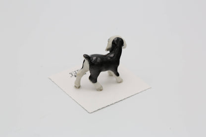 Domino Nubian Goat Kid Porcelain Miniature