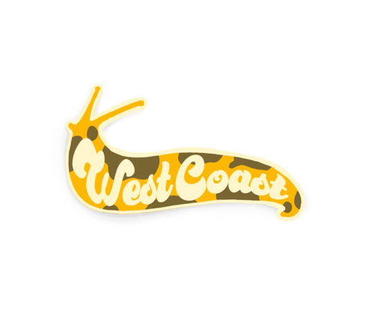 West Coast Banana Slug Sticker