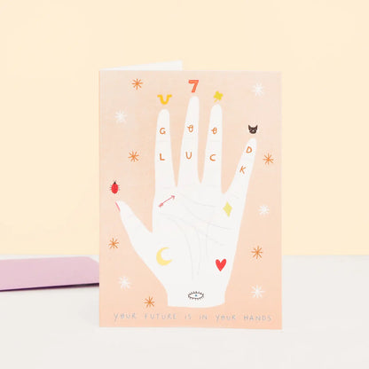 Palmistry Good Luck Card