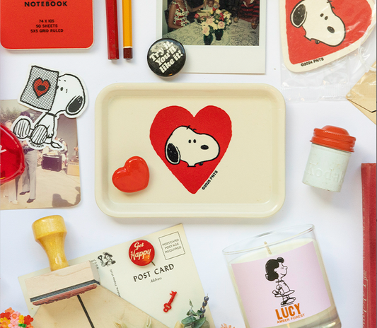 Snoopy Heart Tray