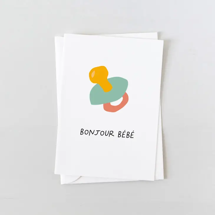 Bonjour Bébé Card