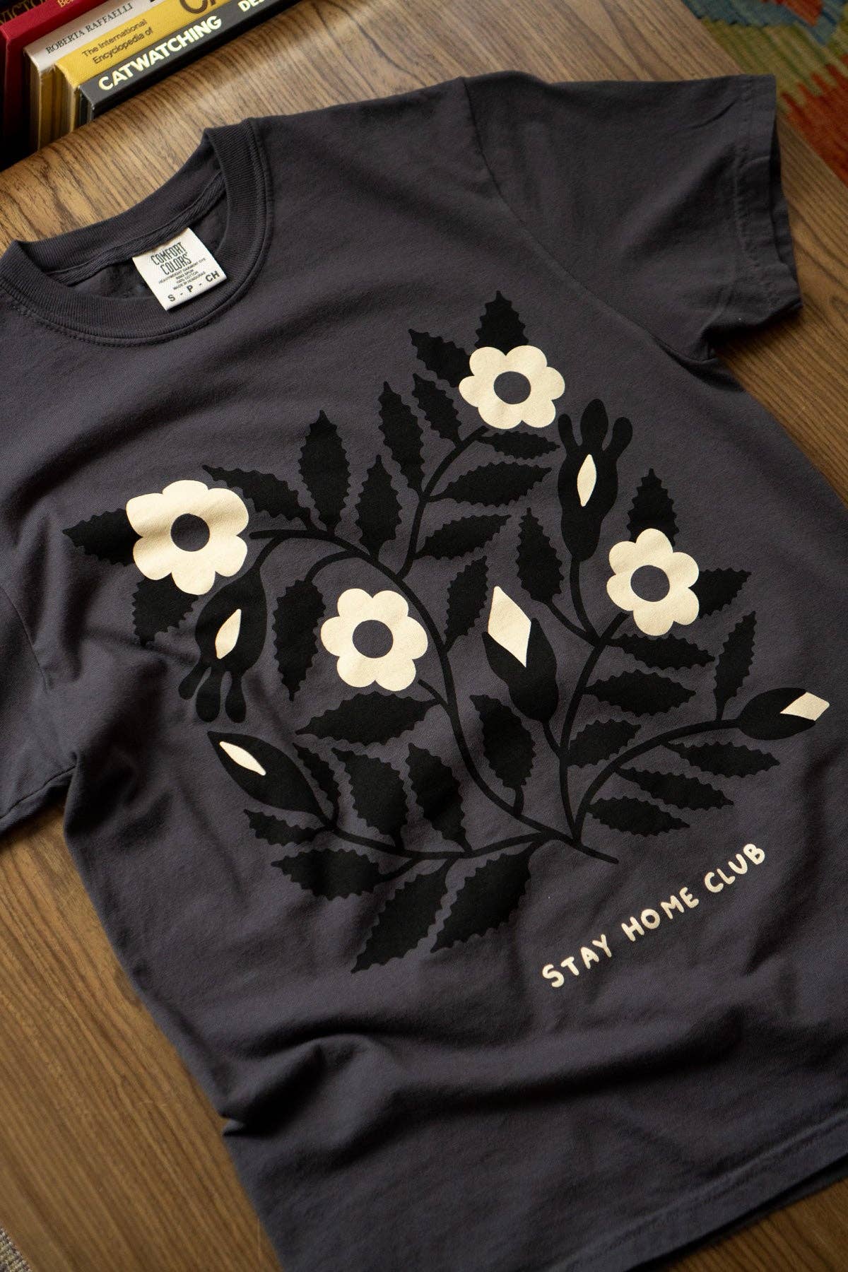 Blooms 1858 Floral Graphic Tee - Graphite