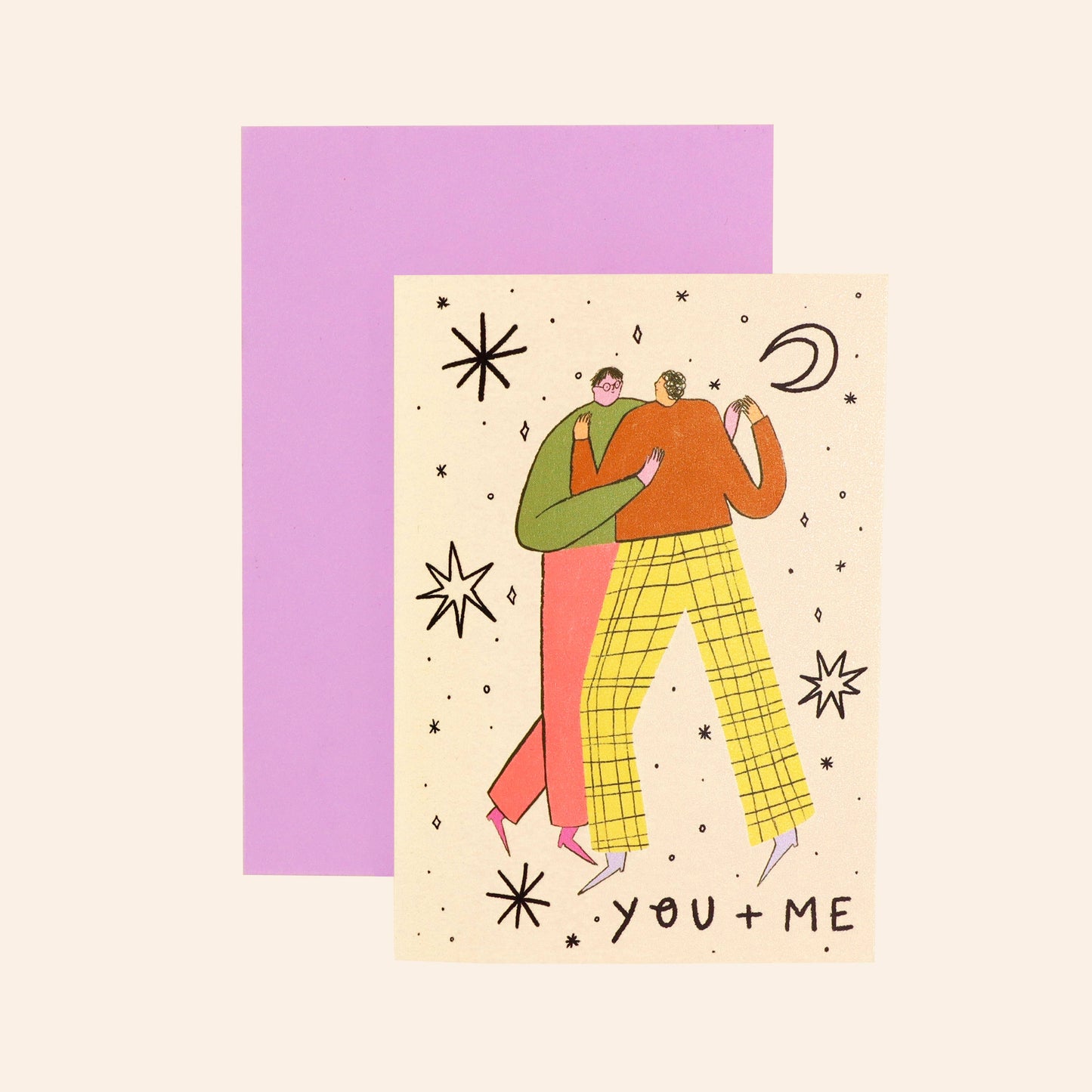 You And Me Man + Man Love Card