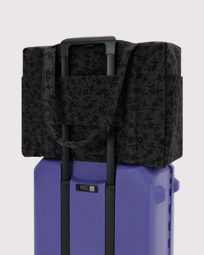 BAGGU Cloud Carry-on Travel Bag - Charcoal Ditsy Floral